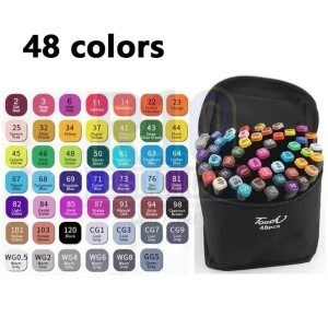 CANETA PARA COLORIR BOBBIE GOODS C/48 CORES ( BLACK FRIDAY )