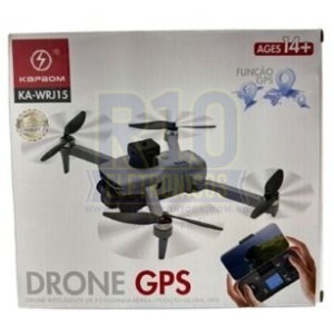 DRONE COM CAMERA KAPBOM KA-WRJ15 COM GPS + CONTROLE + BOLSA