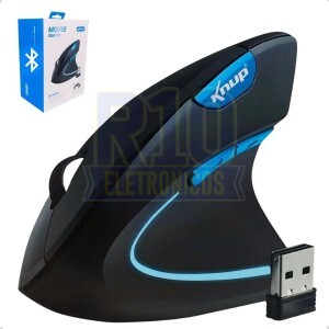 MOUSE SEM FIO VERTICAL KNUP KP-MU025 BLUETOOTH/WIRELES 