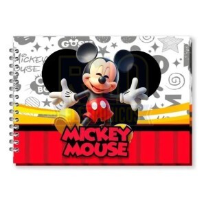 LIVRO/CADERNO BOBBIE GOODS CAPA DURA (MICKEY MOUSE) 