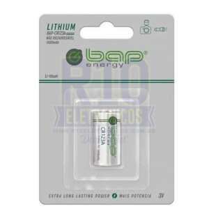 BATERIA CR123A BAP CARTELA C/1 BAP-CR123A