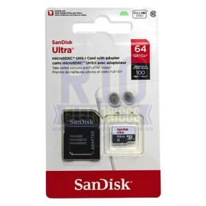 MICRO SD 64GB SANDISK ULTRA 100MB/S CLASSE 10