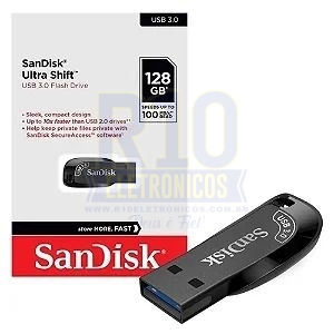 PENDRIVE 128GB SANDISK 3.0 Z410 ULTRA SHIFT