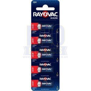 BATERIA 23A RAYOVAC ALCALINA CARTELA C/5 V23GA