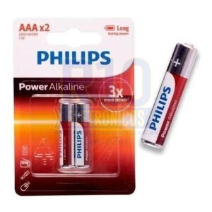PILHA PHILIPS ALKALINA C/2 AAA
