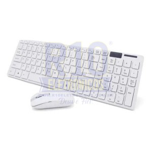 TECLADO E MOUSE KIT EXBOM SEM FIO BK-S1000K