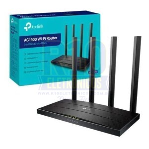 ROTEADOR TP-LINK C80 4 ANTENAS AC1900 DUAL BAND GIGABIT ( BLACK FRIDAY )