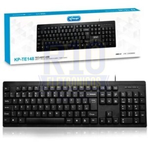 TECLADO USB KNUP KP-TE148 ABNT2 PERFIL BAIXO