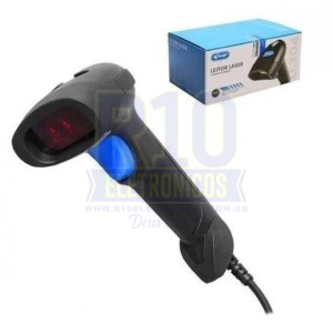 LEITOR COD. BARRAS KNUP C/FIO KP-1017A