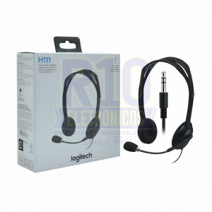FONE LOGITECH H111 P2 COM MICROFONE ( HEADSET P3 ) ( BLACK FRIDAY )