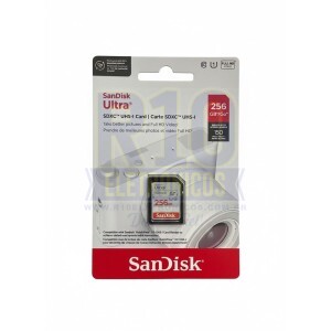 MEMÓRIA SDXC 256GB ULTRA 150MB/S C10 SANDISK