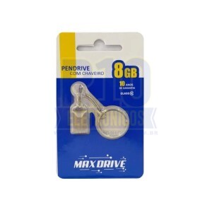 PENDRIVE 8GB METAL FIT MAXDRIVE