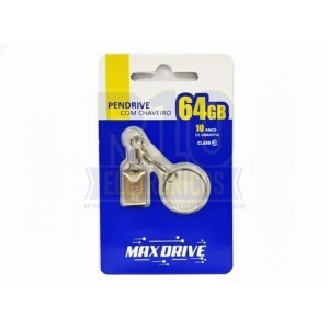 PENDRIVE 64GB METAL FIT MAXDRIVE