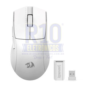 MOUSE SEM FIO REDRAGON KING PRO M916W-PRO-1K BRANCO GAMER BLUETOOTH/WIRELESS