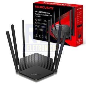 ROTEADOR MERCUSYS 6 ANT. GIGABIT MR50G AC1900 ( BLACK FRIDAY )