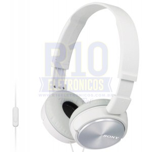FONE SONY MDR-ZX110AP C/MICROFONE BRANCO ORIGINAL