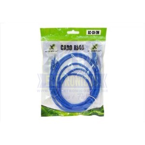 CABO DE REDE 2M X-CELL RJ45 (CAT 5E)