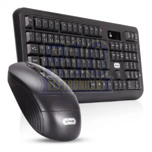 TECLADO E MOUSE KIT SEM FIO KNUP KP-2064