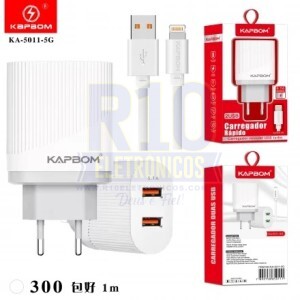 CARREGADOR KAPBOM IPHONE KA-5011-5G 5.1A
