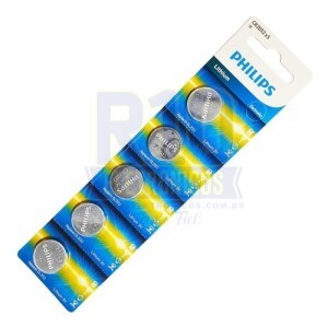 BATERIA 2032 PHILIPS CARTELA C/5