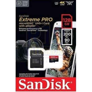 MICRO SD 128GB SANDISK EXTREME PRO 170MB/S U3 4K