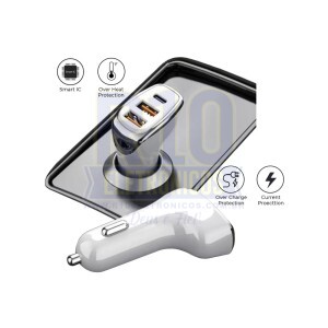 CARREGADOR KAIDI VEICULAR TURBO IPHONE KD-304A