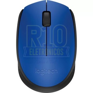 MOUSE LOGITECH SEM FIO M170 AZUL