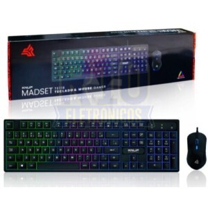 TECLADO E MOUSE KIT GAMER KNUP KP-TE118