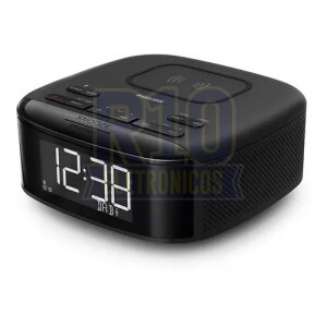RADIO RELÓGIO PHILIPS TAR7606/37 C/CARREGADOR INDUÇÃO BLUETOOTH FM