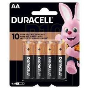 PILHA DURACELL ALCALINA AA C/4