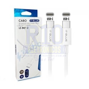CABO USB TIPO-C / TIPO-C IT-BLUE LE-847-2 2M