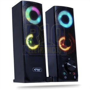 CAIXA DE SOM PC KNUP KP-6040 12W 2 EM 1