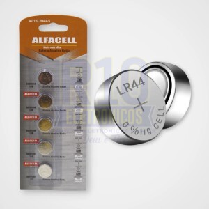 BATERIA LR44/AG13 1.5V ALFACELL CARTELA C/5