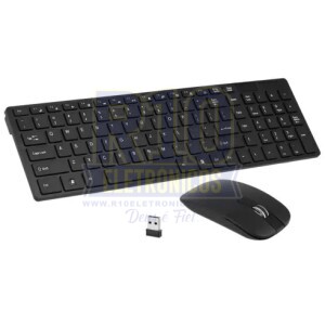 TECLADO E MOUSE KIT SEM FIO KAPBOM KA-666