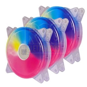 COOLER PARA GABINETE REVENGER G-VR334K MAXIMUS ARGB KIT C/3 + CONTROLADORA DE LED