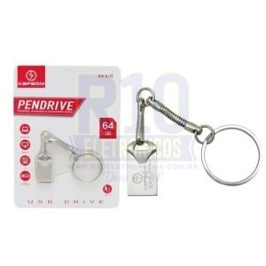 PENDRIVE 64GB KAPBOM METAL FIT KA-S-64