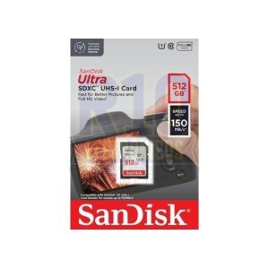 MEMÓRIA SDHC 512GB C10 ULTRA 150MB/S SANDISK SDSDUNC-512G-GN6IN