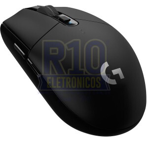 MOUSE GAMER SEM FIO LOGITECH G305 PRETO LIGHTSPEED 12000 DPI