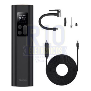 COMPRESSOR DE AR BASEUS BS-CG003 C/ LANTERNA CRCQ000001