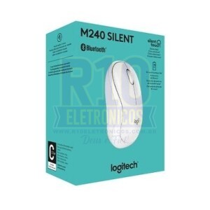 MOUSE SEM FIO LOGITECH M240 SILENT BLUETOOTH BRANCO 7116