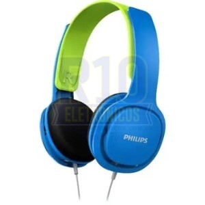 FONE PHILIPS INFANTIL COM FIO SHK2000BL/00 AZUL ( BLACK FRIDAY )