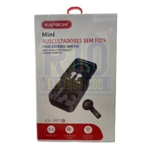 FONE BLUETOOTH KAPBOM KA-987B COM TELA ( BLACK FRIDAY )