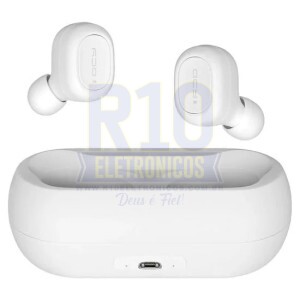 FONE BLUETOOTH QCY T1C TWS BT5.1 BRANCO