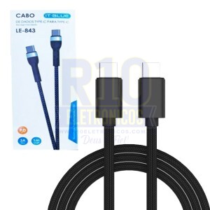 CABO USB TIPO-C / TIPO-C IT-BLUE LE-843 TURBO 1M