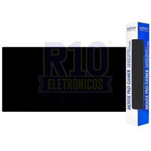 MOUSE PAD GAMER 90X40 ( PRETO SEM ESTAMPA ) EXBOM 9040A