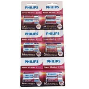 PILHA PHILIPS ALKALINA C/2 AAA
