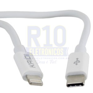 CABO USB TIPO-C / LIGHTNING 1M KAIDI KD-01A