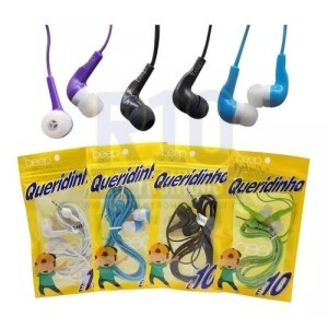 FONE DE OUVIDO P2 COM FIO QUERIDINHO É10 BEEP-EAR13