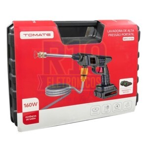 LAVADORA DE ALTA PRESSÃO TOMATE MXC-015A COM 2 BATERIAS