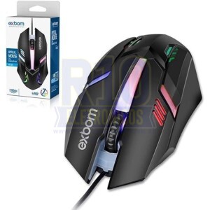 MOUSE GAMER EXBOM MS-62 LED RGB